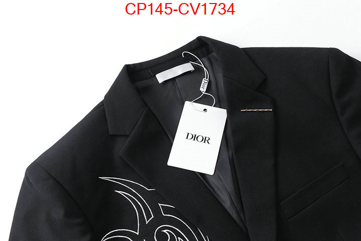 Clothing-Dior best luxury replica ID: CV1734 $: 145USD