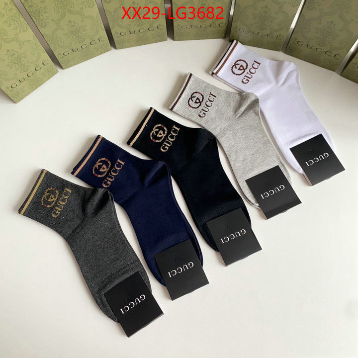 Sock-Gucci perfect quality designer replica ID: LG3682 $: 29USD