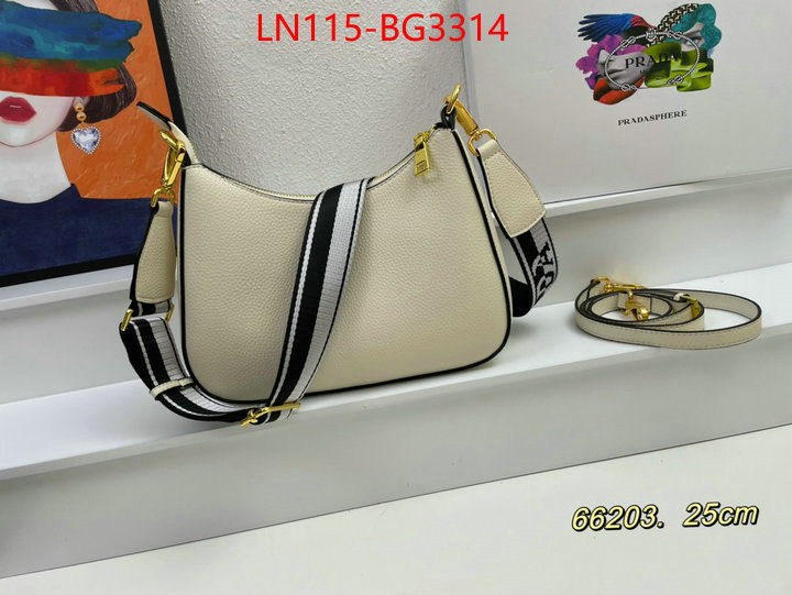 Prada Bags (4A)-Diagonal- new ID: BG3314 $: 115USD