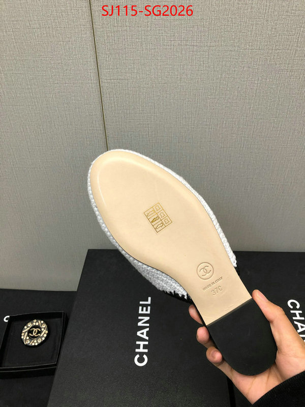 Women Shoes-Chanel the highest quality fake ID: SG2026 $: 115USD