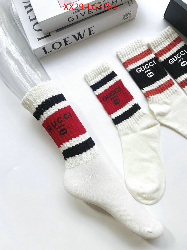 Sock-Gucci quality replica ID: LG3783 $: 29USD