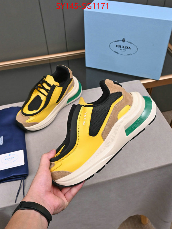 Men shoes-Prada 1:1 clone ID: SG1171 $: 145USD