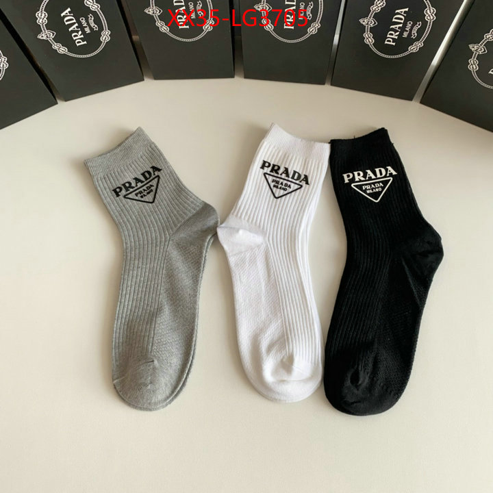 Sock-Prada best quality fake ID: LG3705 $: 35USD