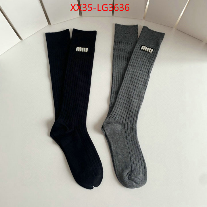 Sock-Miu Miu perfect replica ID: LG3636 $: 35USD