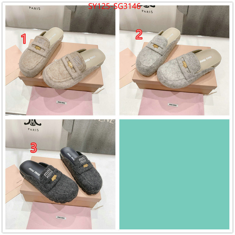 Women Shoes-Miu Miu best quality replica ID: SG3146 $: 125USD