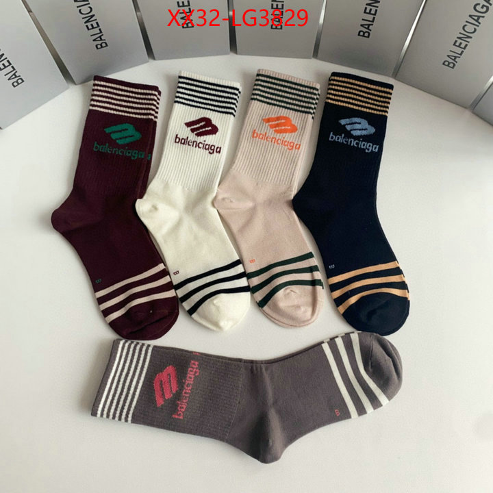 Sock-Balenciaga shop cheap high quality 1:1 replica ID: LG3829 $: 32USD