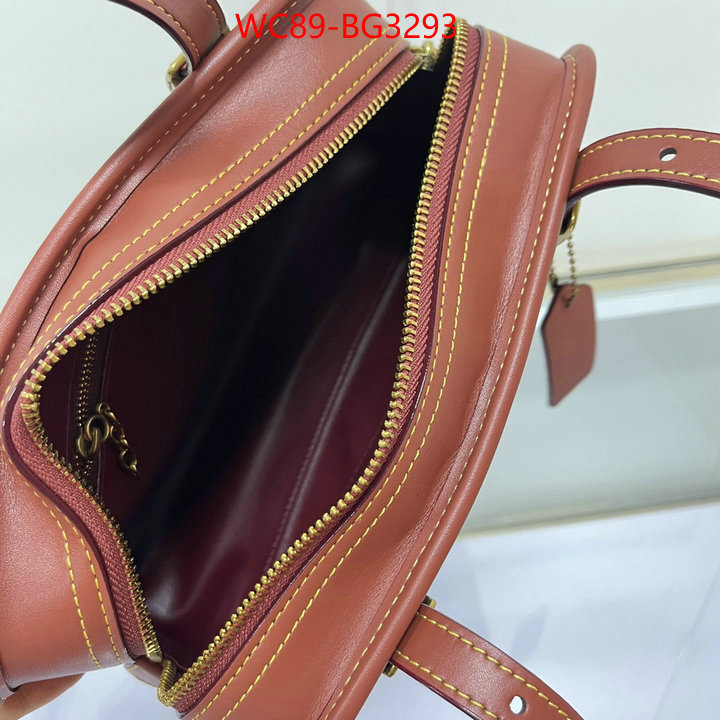 Coach Bags(4A)-Handbag- best replica new style ID: BG3293 $: 89USD