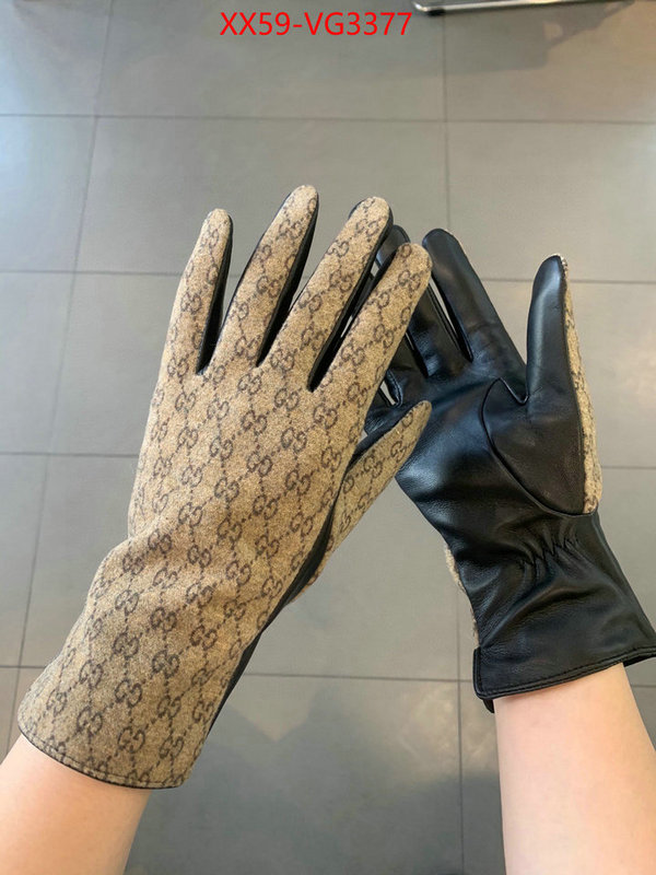 Gloves-Gucci outlet 1:1 replica ID: VG3377 $: 59USD