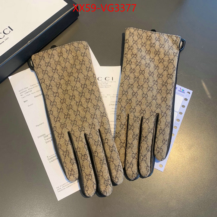 Gloves-Gucci outlet 1:1 replica ID: VG3377 $: 59USD