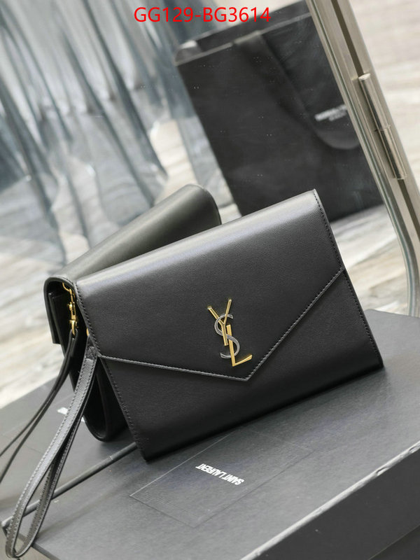 YSL Bags(TOP)-Clutch- high quality happy copy ID: BG3614 $: 129USD