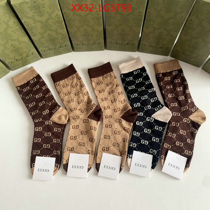 Sock-Gucci where can i buy the best 1:1 original ID: LG3793 $: 32USD