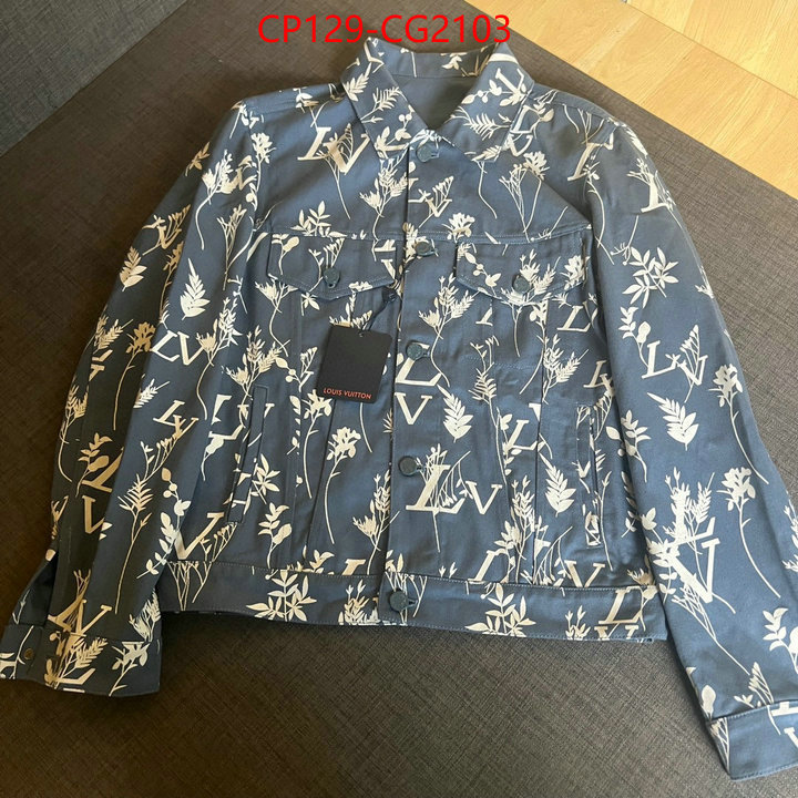 Clothing-LV highest quality replica ID: CG2103 $: 129USD