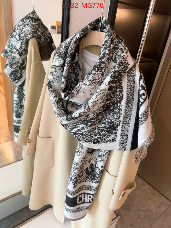 Scarf-Dior fake high quality ID: MG770 $: 32USD