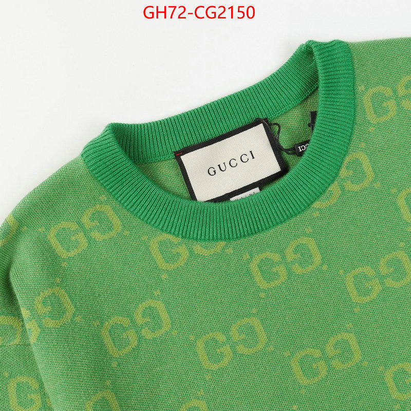 Clothing-Gucci luxury cheap replica ID: CG2150 $: 72USD