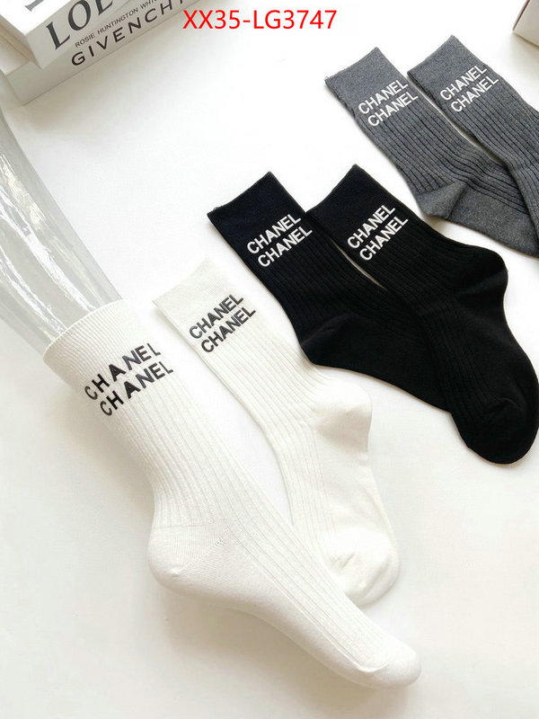 Sock-Chanel perfect quality ID: LG3747 $: 35USD