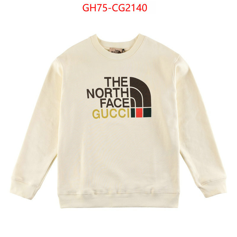 Clothing-Gucci best knockoff ID: CG2140 $: 75USD