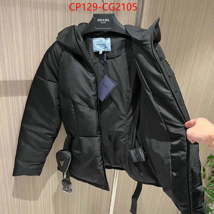 Down jacket Women-Prada 1:1 replica wholesale ID: CG2105 $: 129USD