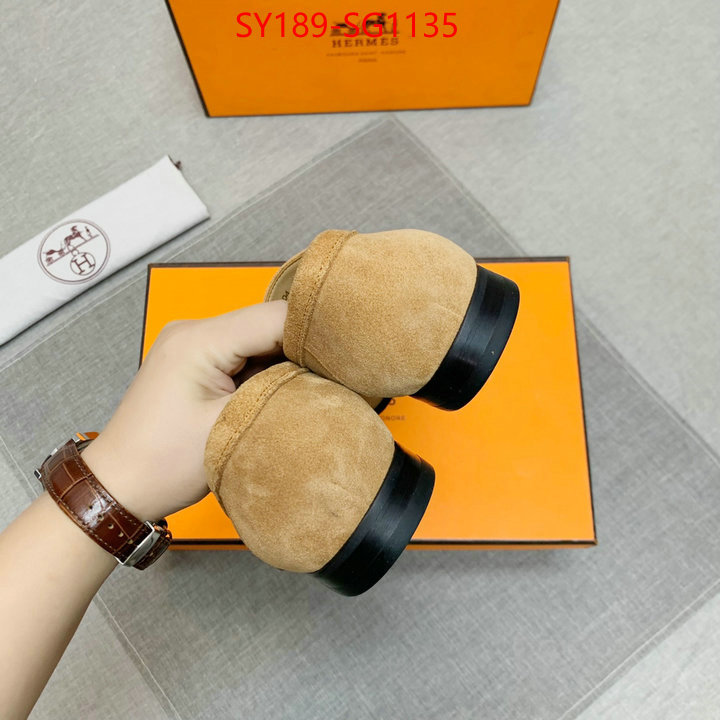 Men Shoes-Hermes buy aaaaa cheap ID: SG1135 $: 189USD