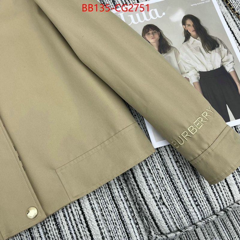 Clothing-Burberry what's the best place to buy replica ID: CG2751 $: 135USD