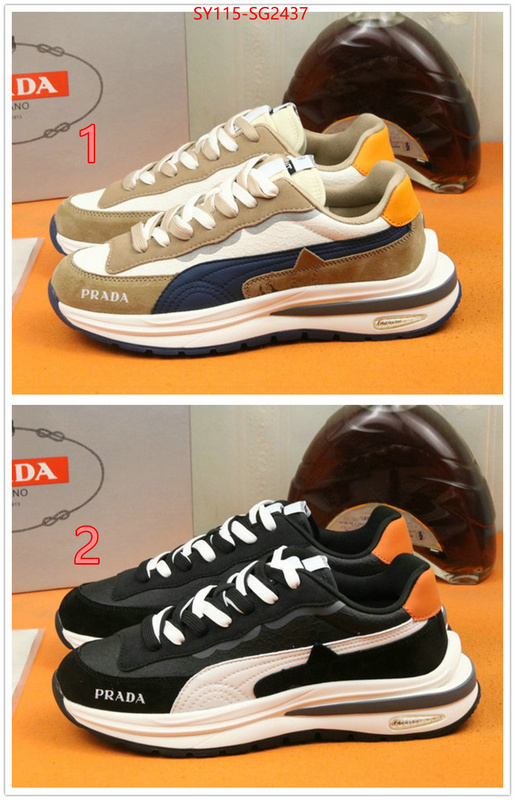 Men shoes-Prada best quality fake ID: SG2437 $: 115USD