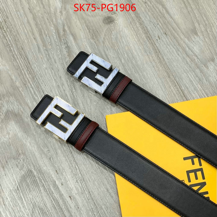 Belts-Fendi how quality ID: PG1906 $: 75USD