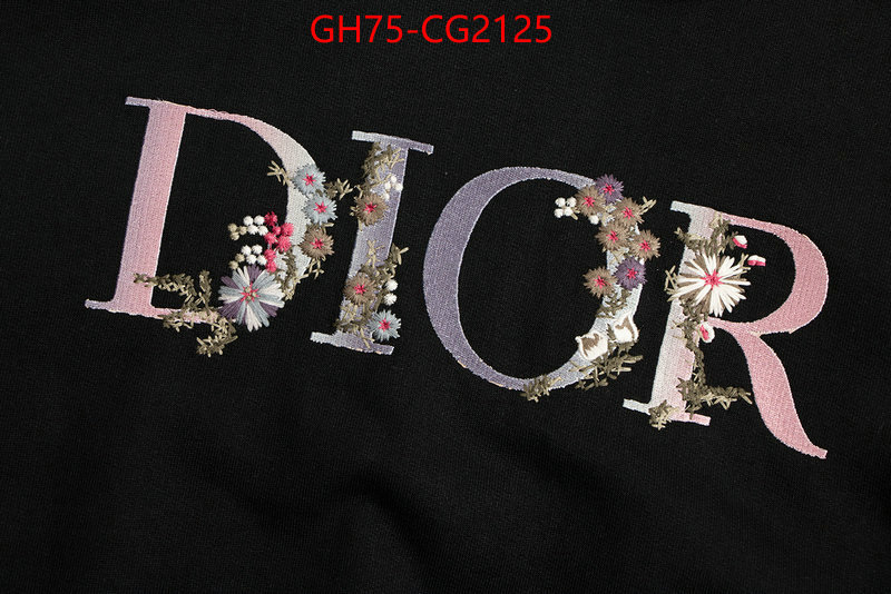 Clothing-Dior online china ID: CG2125 $: 75USD