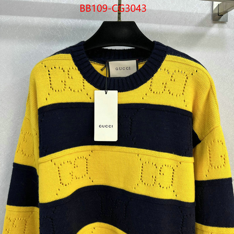 Clothing-Gucci how quality ID: CG3043 $: 109USD