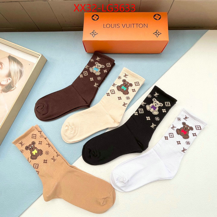 Sock-LV high-end designer ID: LG3633 $: 32USD