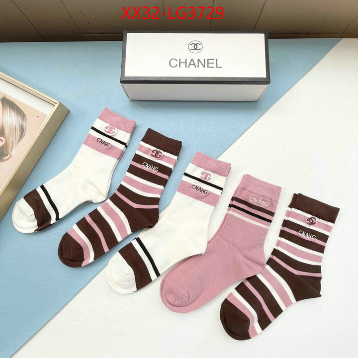 Sock-Chanel buy best quality replica ID: LG3729 $: 32USD