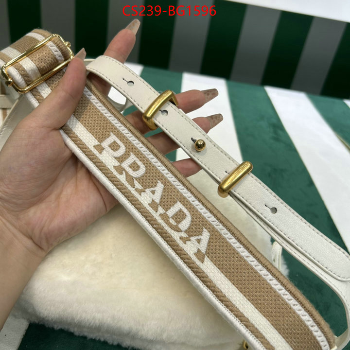 Prada Bags (TOP)-Diagonal- where could you find a great quality designer ID: BG1596 $: 239USD