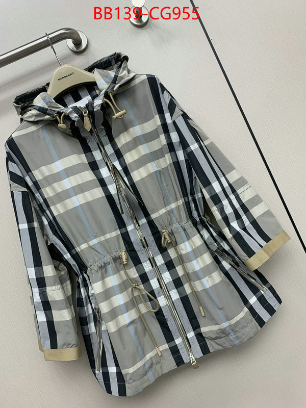 Clothing-Burberry perfect quality ID: CG955 $: 139USD