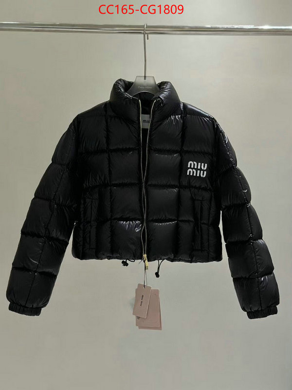 Down jacket Women-Miu Miu only sell high-quality ID: CG1809 $: 165USD