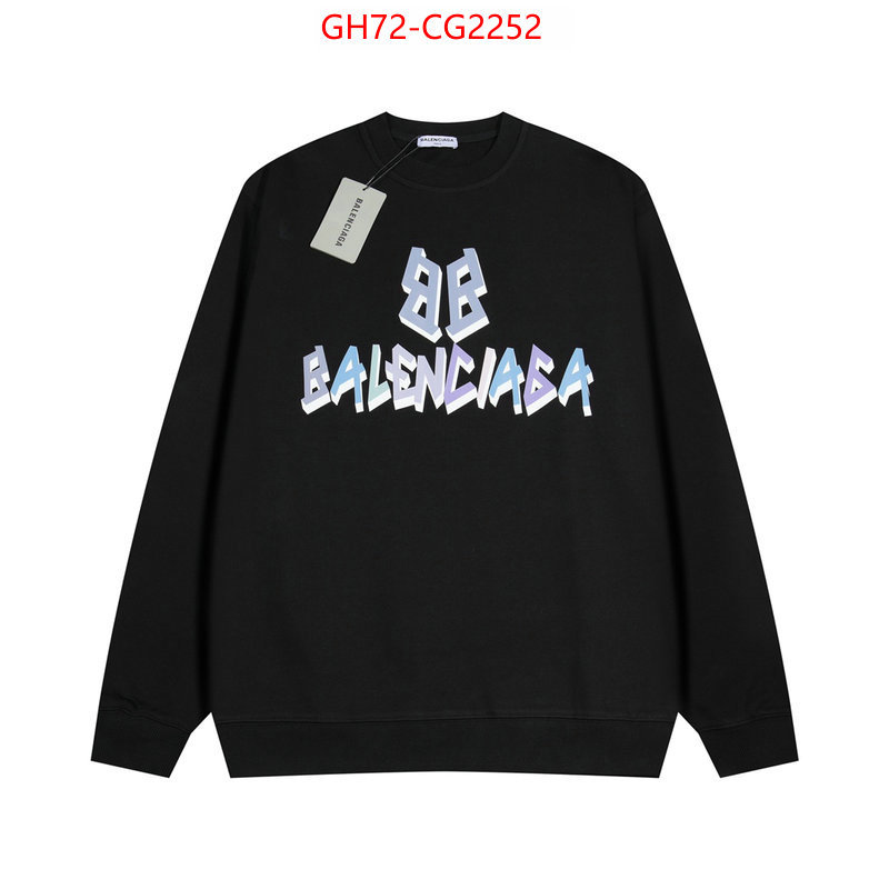 Clothing-Balenciaga buy best high-quality ID: CG2252 $: 72USD