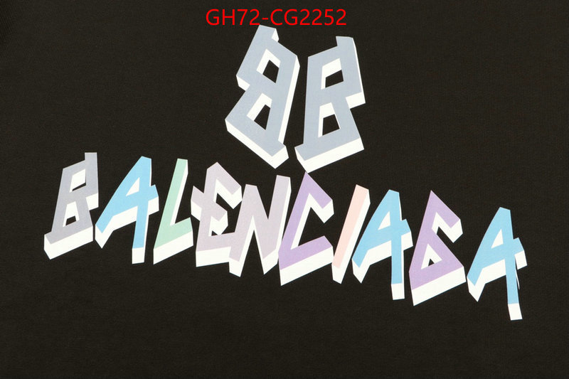 Clothing-Balenciaga buy best high-quality ID: CG2252 $: 72USD