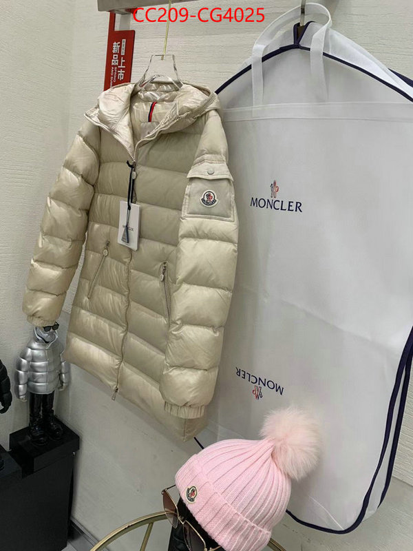 Down jacket Women-Moncler where to find the best replicas ID: CG4025 $: 209USD