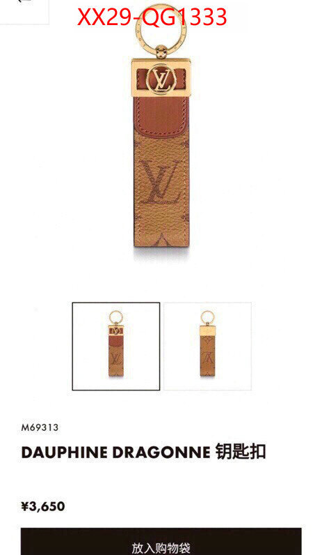 Key pendant-LV top quality website ID: QG1333 $: 29USD