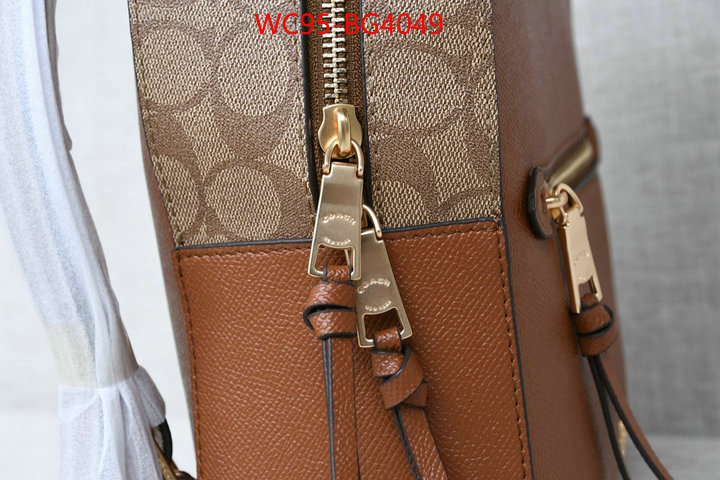 Coach Bags(4A)-Backpack- 7 star replica ID: BG4049 $: 95USD