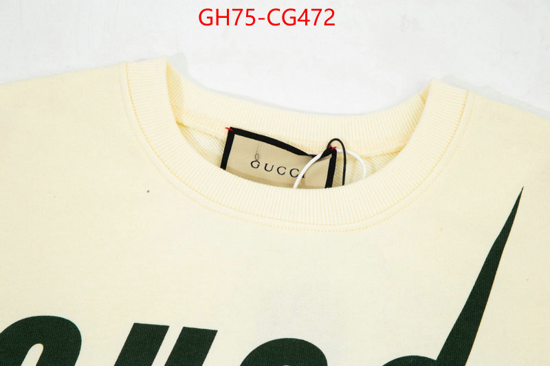 Clothing-Gucci wholesale china ID: CG472 $: 75USD