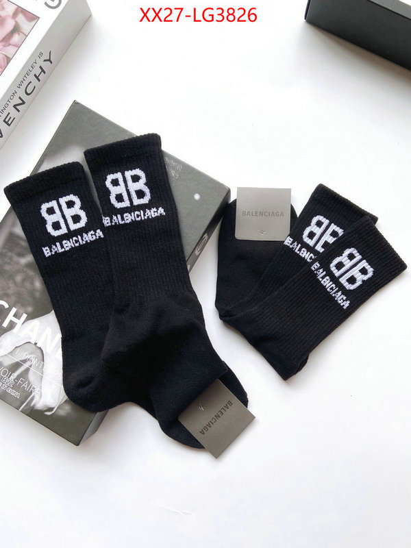 Sock-Balenciaga aaaaa ID: LG3826 $: 27USD