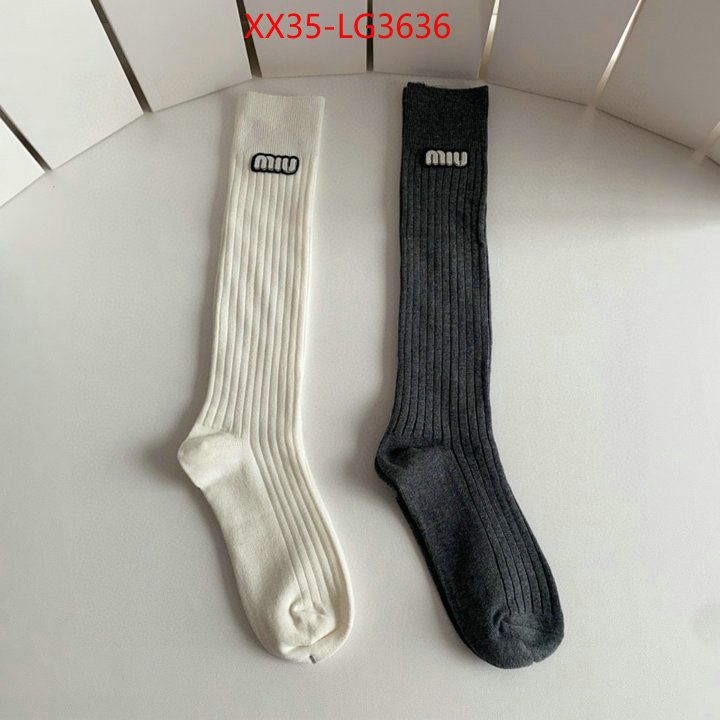 Sock-Miu Miu perfect replica ID: LG3636 $: 35USD