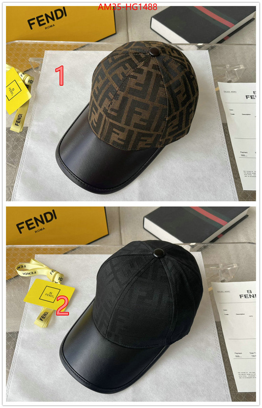 Cap(Hat)-Fendi high quality replica designer ID: HG1488 $: 35USD