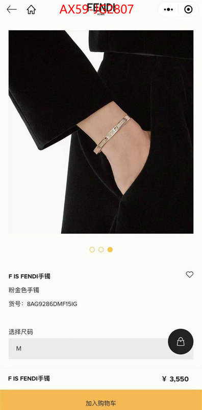 Jewelry-Fendi only sell high-quality ID: JG2807 $: 59USD