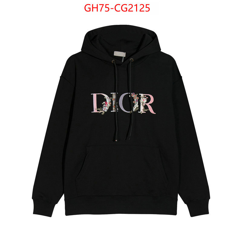 Clothing-Dior online china ID: CG2125 $: 75USD