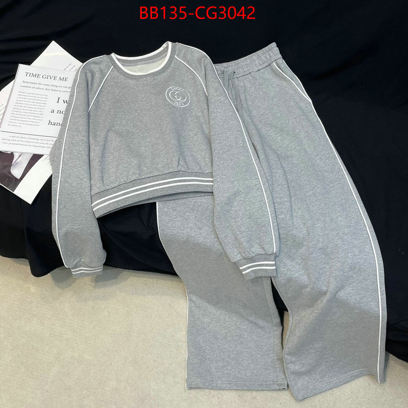 Clothing-Gucci buy 1:1 ID: CG3042 $: 135USD