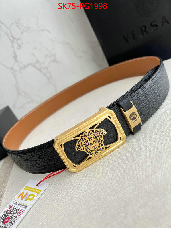 Belts-Versace shop designer replica ID: PG1998 $: 75USD