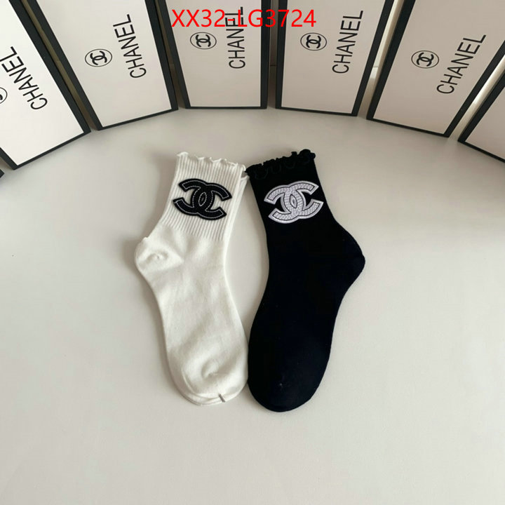 Sock-Chanel how to buy replcia ID: LG3724 $: 32USD