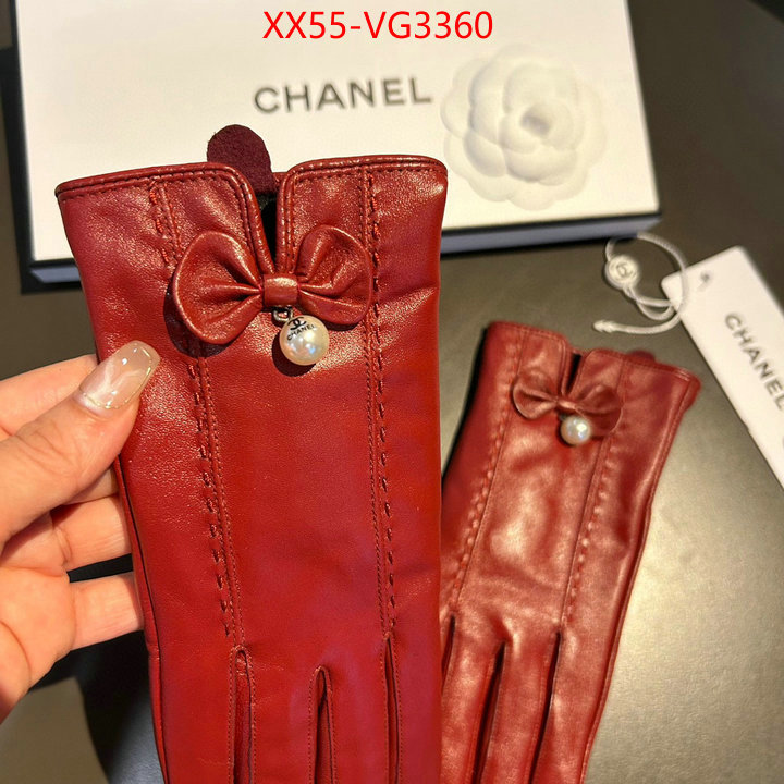 Gloves-Chanel replica designer ID: VG3360 $: 55USD