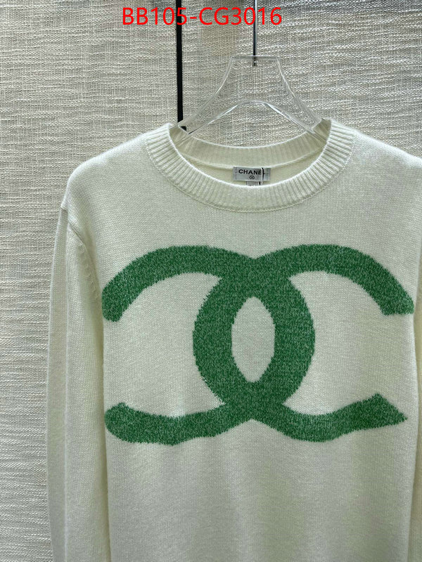 Clothing-Chanel buy 2023 replica ID: CG3016 $: 105USD