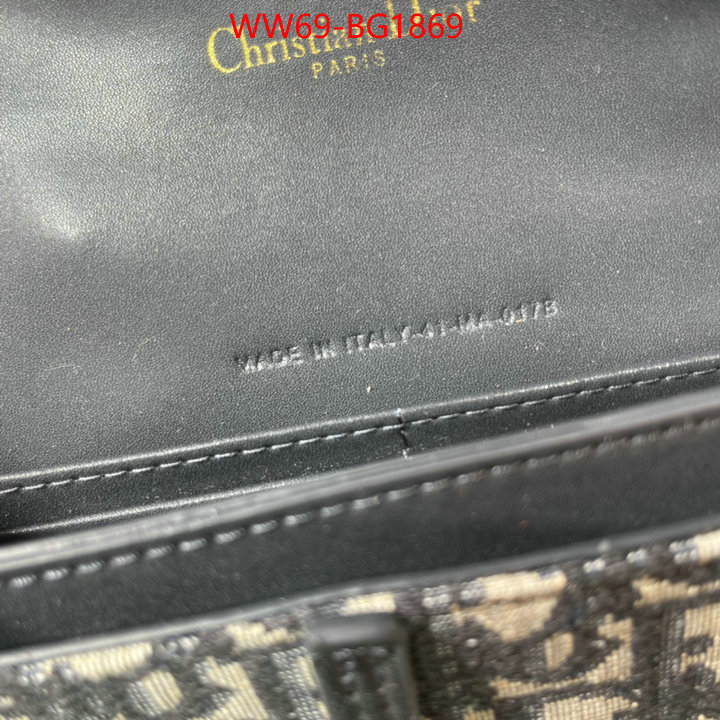 Dior Bags(4A)-Saddle- high quality customize ID: BG1869 $: 69USD