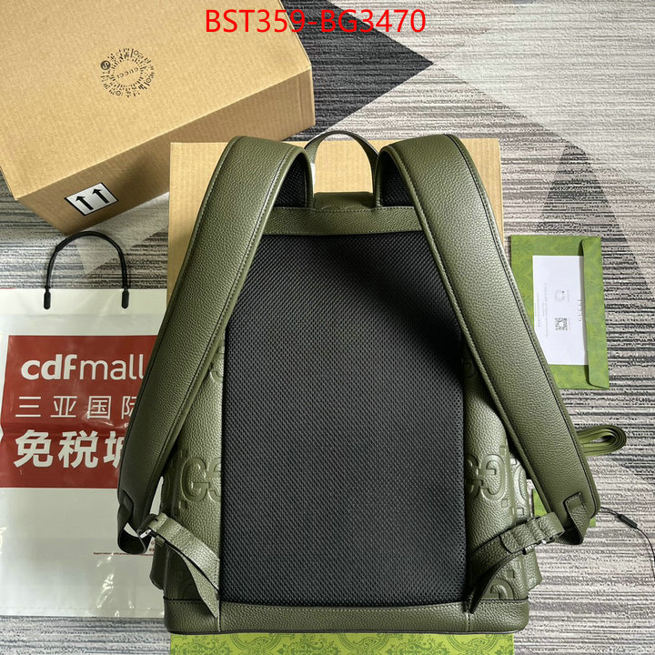 Gucci Bags(TOP)-Backpack- top quality designer replica ID: BG3470 $: 359USD